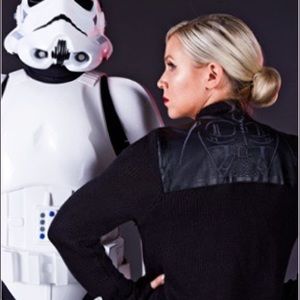 HER UNIVERSE Star Wars Darth Vader Cardigan - Small